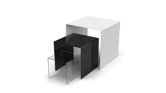 Acrylic Product Display Risers - Packs of 2