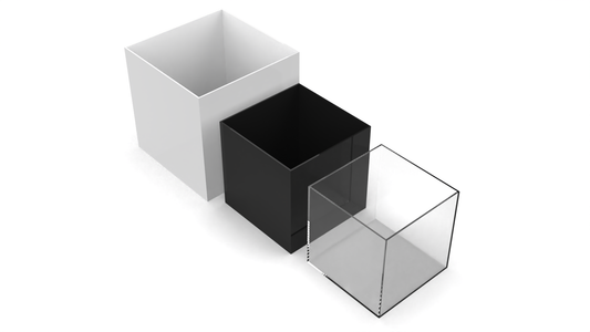 Acrylic Retail Display Cubes